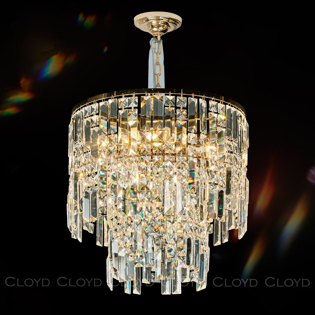 Люстра Cloyd ALCATRAZ-C C9 / D40 см - золото (арт.10884)