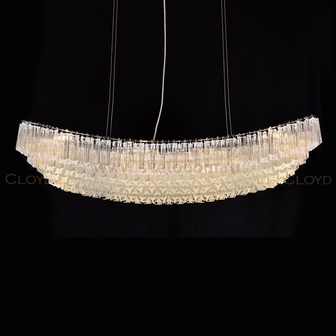 Люстра Cloyd ETUDE C12 / L120 см - хром (арт.10886)