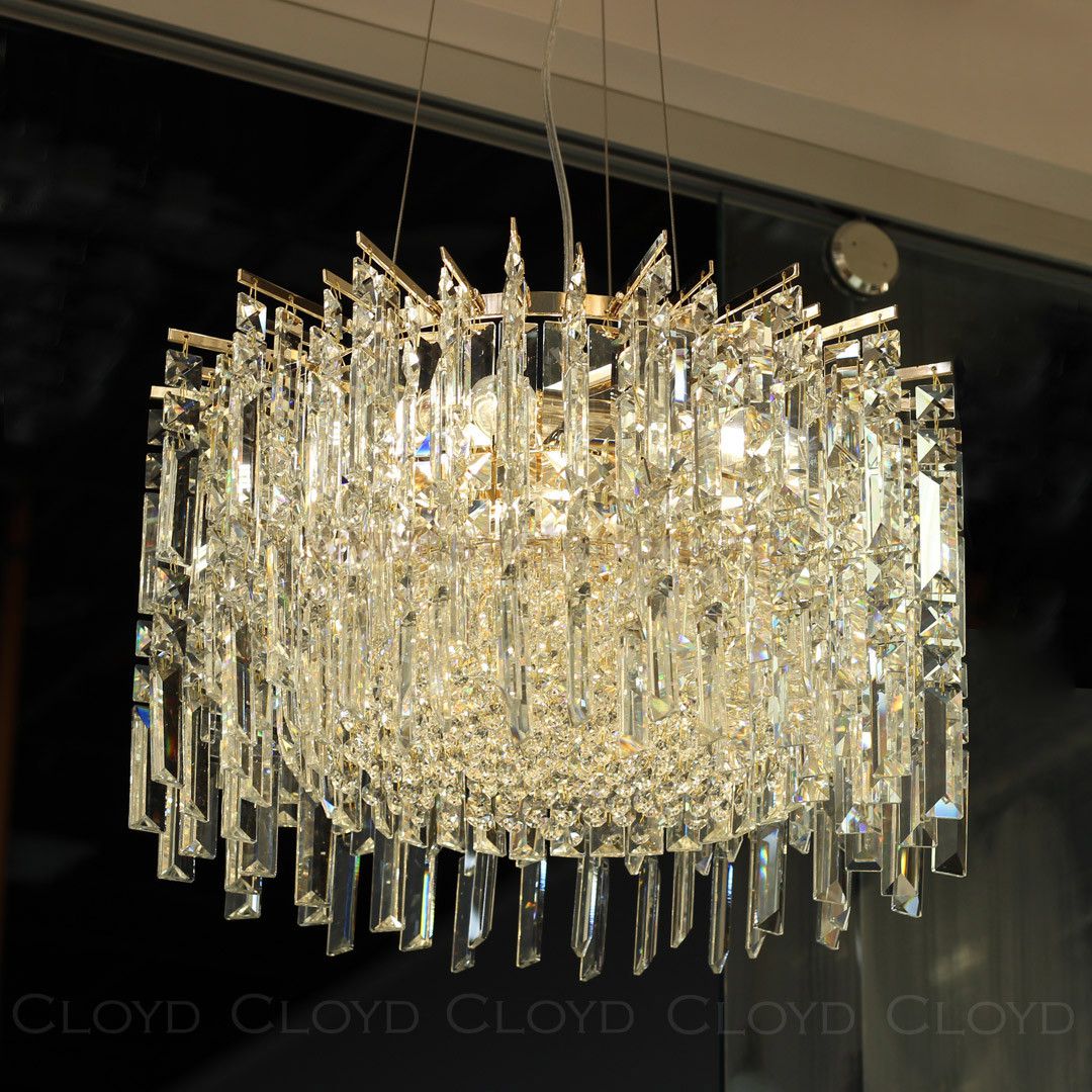Люстра Cloyd SIBELIUS C9 / D50 см - золото (арт.10890)