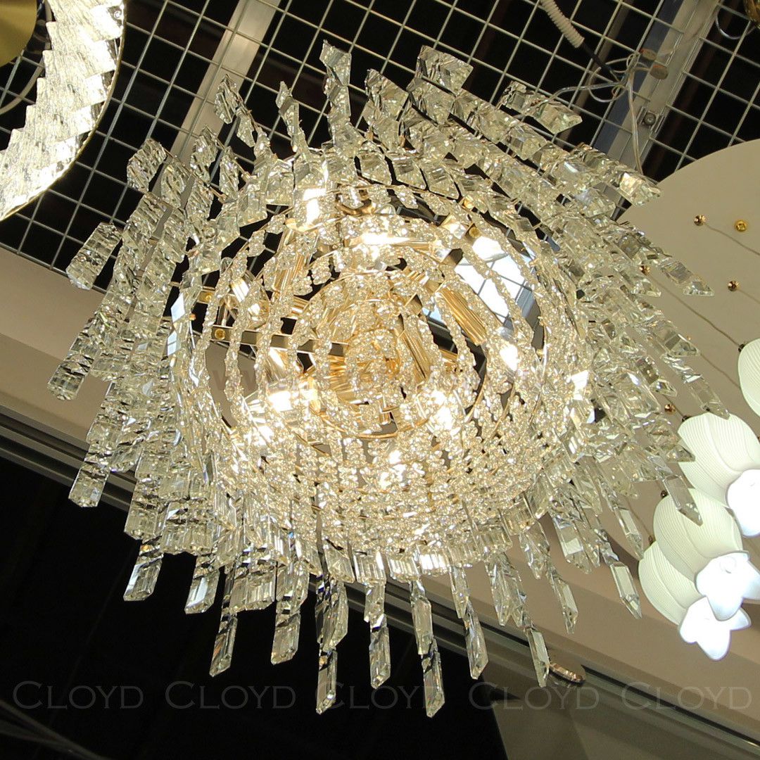 Люстра Cloyd SIBELIUS C9 / D50 см - золото (арт.10890)