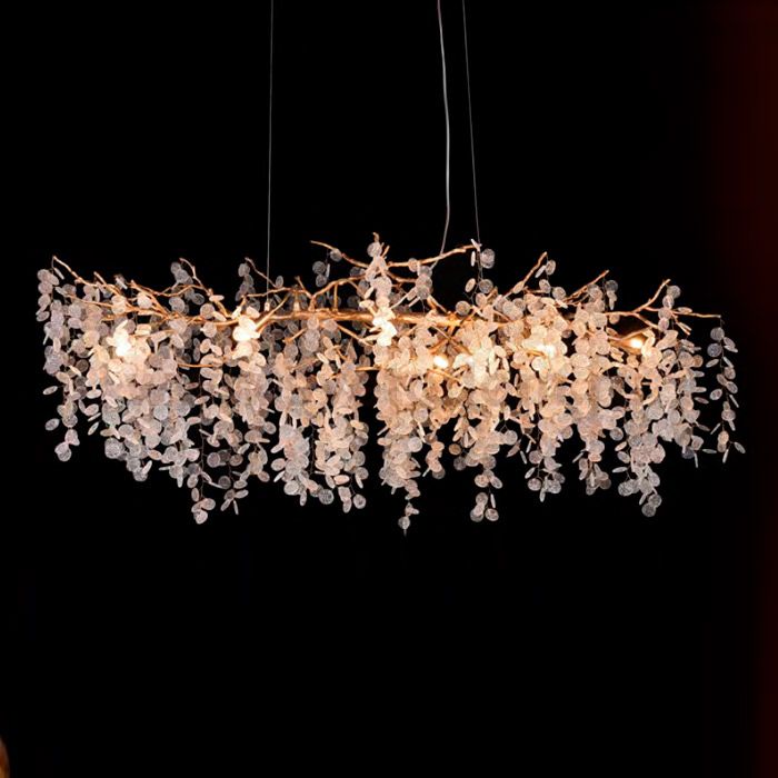 Люстра Cloyd HAOMA C18 / L150 см - латунь (арт.10912)