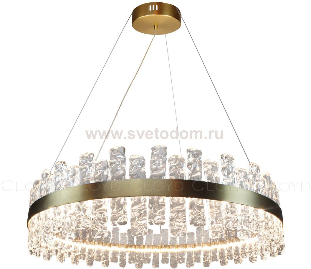Люстра Cloyd FREDER-B C1 / D60 см - латунь (арт.10915)