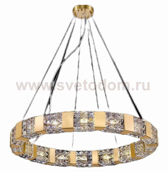 Люстра Cloyd CORUND C14 / D80 см - латунь (арт.10926)