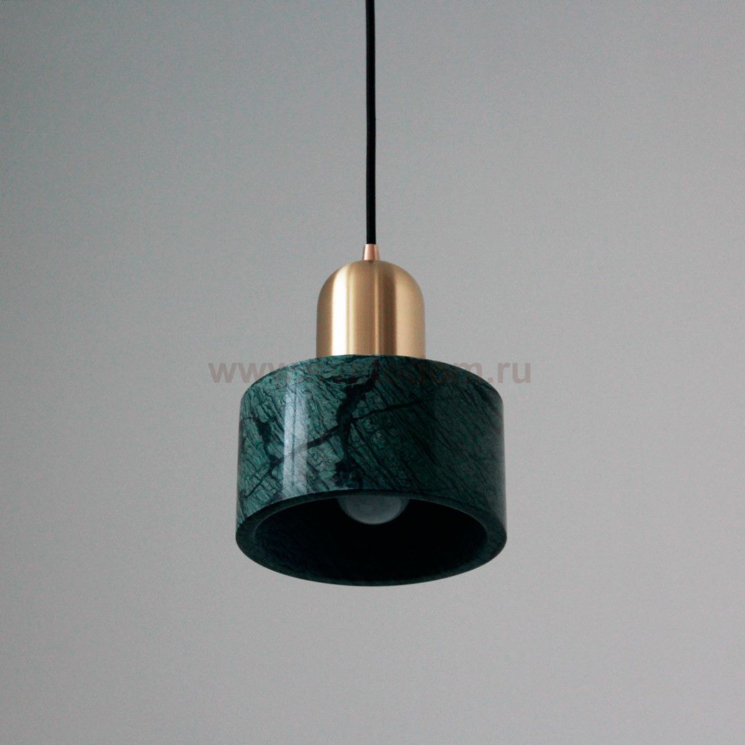 Подвесной светильник Cloyd ANTUAN P1 / D16 см - зелен.мрамор (арт.10931)