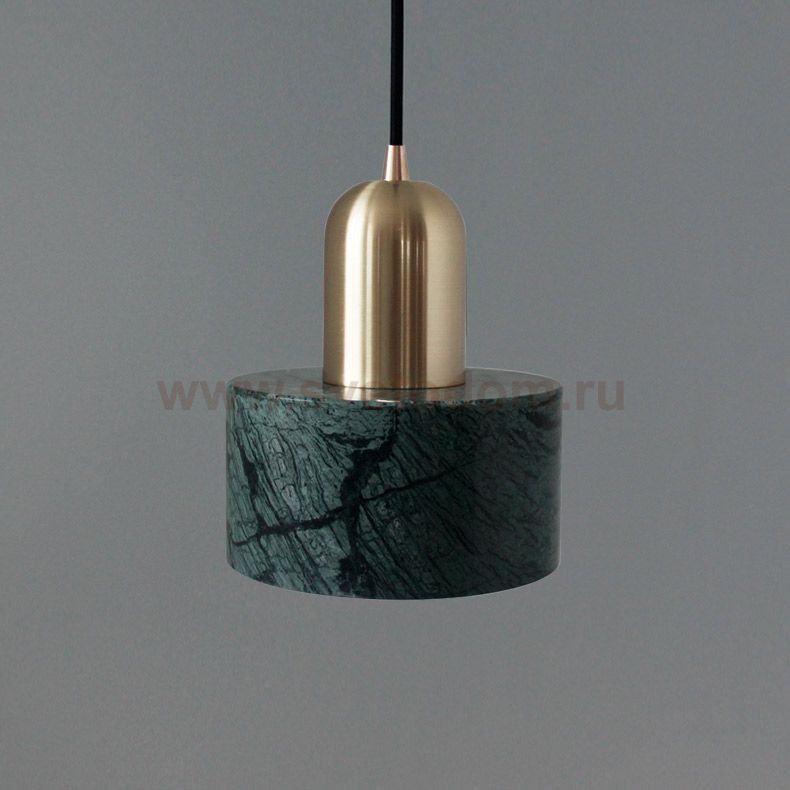 Подвесной светильник Cloyd ANTUAN P1 / D16 см - зелен.мрамор (арт.10931)