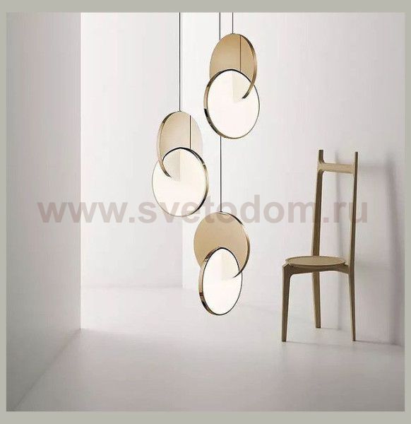 Подвесной светильник Cloyd BERING P1 / D20 см - золото (арт.10945)