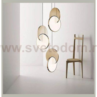 Подвесной светильник Cloyd BERING P1 / D20 см - золото (арт.10945)