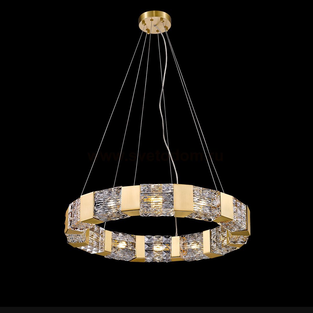 Люстра Cloyd CORUND C10 / D60 см - латунь (арт.10953)