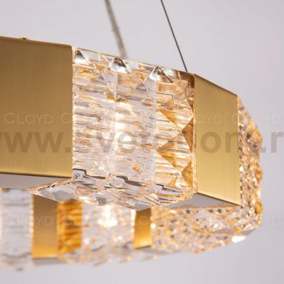 Люстра Cloyd CORUND C10 / D60 см - латунь (арт.10953)