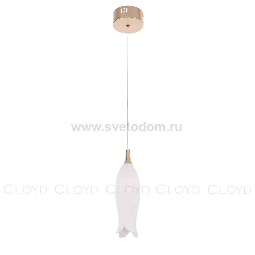 Подвесной светильник Cloyd ARGANA P1 / керамика - золото (арт.10954)