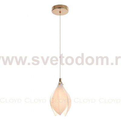 Подвесной светильник Cloyd MANGRA-A P1 / керамика - золото (арт.10955)
