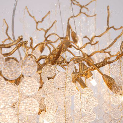 Люстра Cloyd HAOMA C6 / D40 см - латунь (арт.10978)