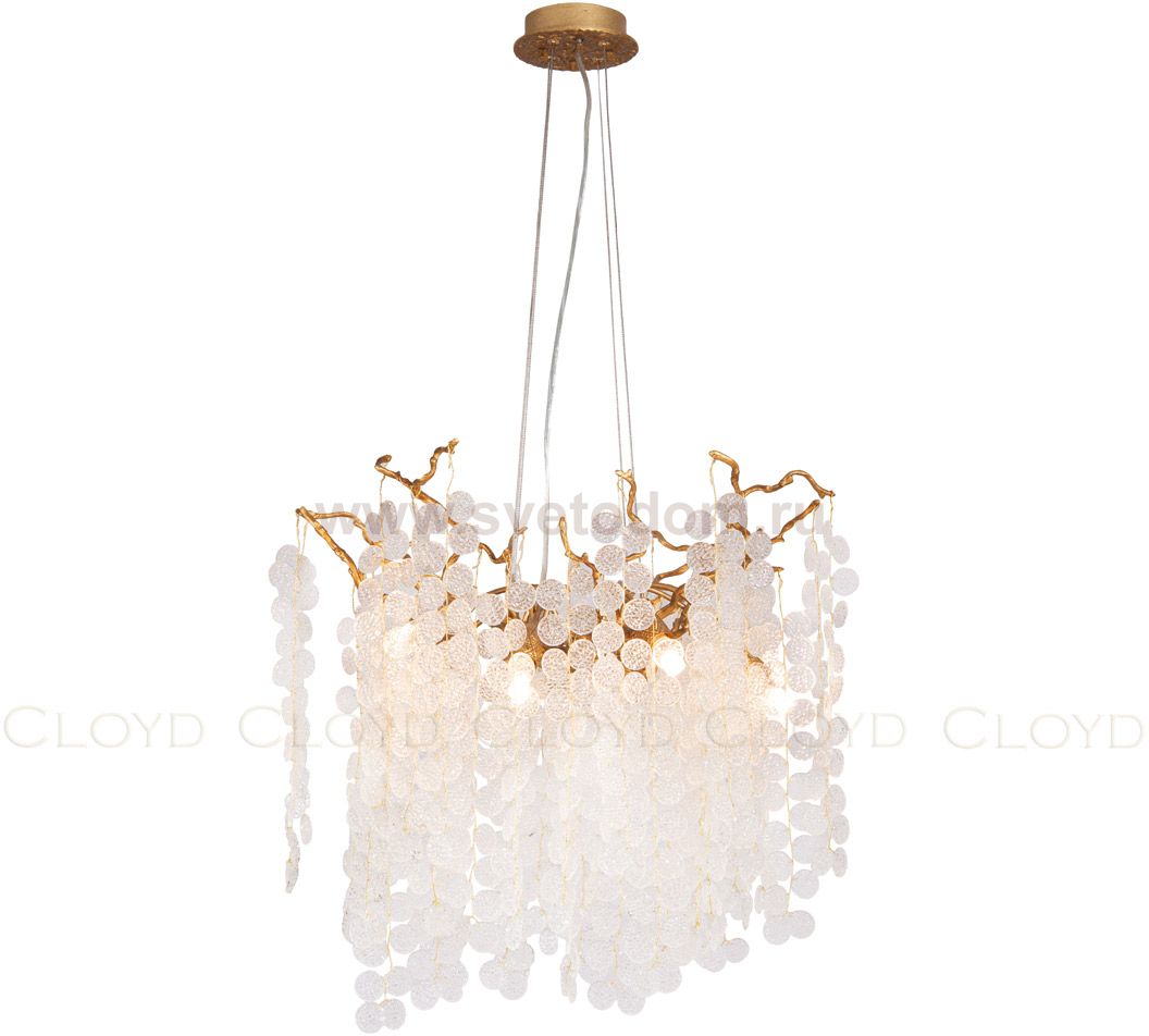 Люстра Cloyd HAOMA C6 / D40 см - латунь (арт.10978)