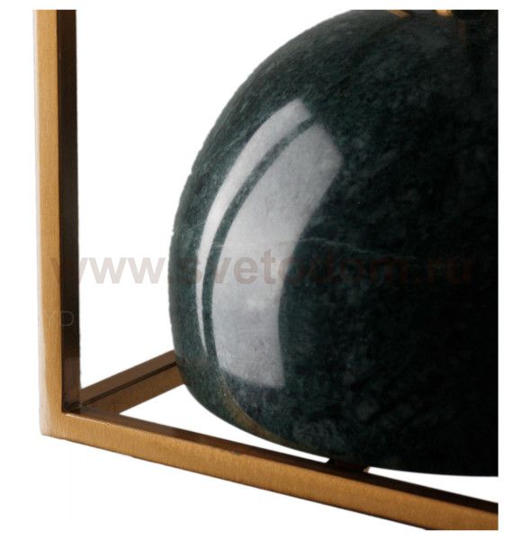 Подвесной светильник Cloyd TESSER P1 / латунь - зелен.мрамор (арт.11051)