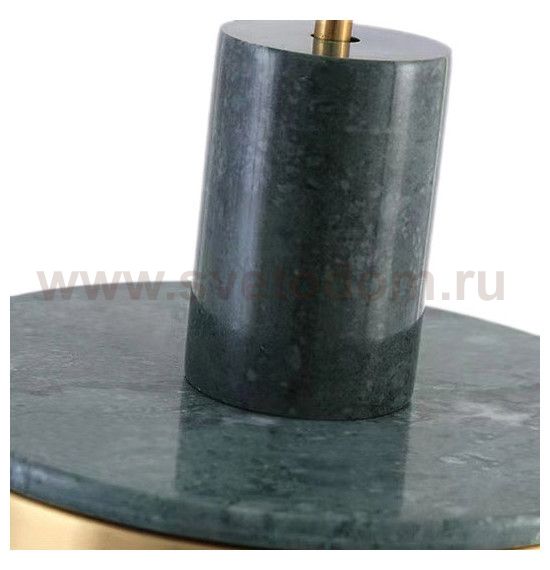 Подвесной светильник Cloyd ARTUS P1 / латунь - зелен.мрамор (арт.11056)