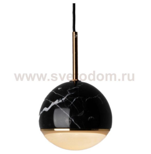 Подвесной светильник Cloyd LUNAR P1 / латунь - черн.мрамор (арт.11057)