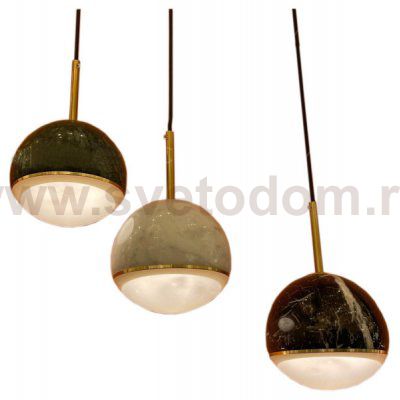 Подвесной светильник Cloyd LUNAR P1 / латунь - черн.мрамор (арт.11057)