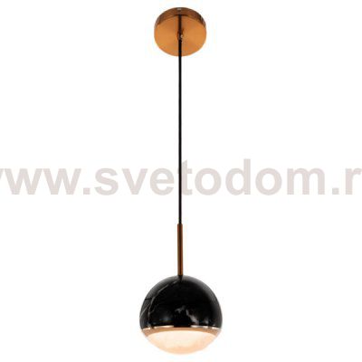 Подвесной светильник Cloyd LUNAR P1 / латунь - черн.мрамор (арт.11057)