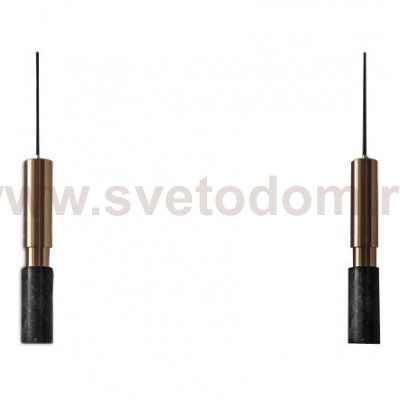 Подвесной светильник Cloyd SEQUEL P1 / латунь - черн.мрамор (арт.11060)