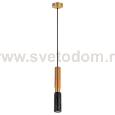 Подвесной светильник Cloyd SEQUEL P1 / латунь - черн.мрамор (арт.11060)