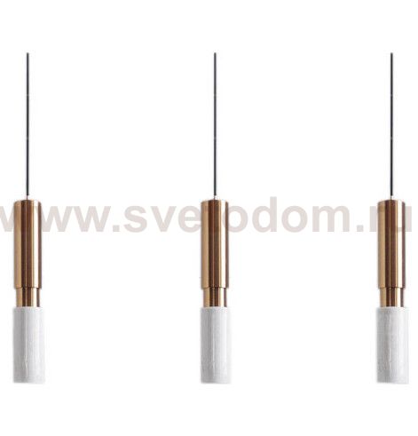 Подвесной светильник Cloyd SEQUEL P1 / латунь - бел.мрамор (арт.11061)