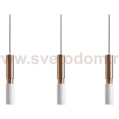 Подвесной светильник Cloyd SEQUEL P1 / латунь - бел.мрамор (арт.11061)