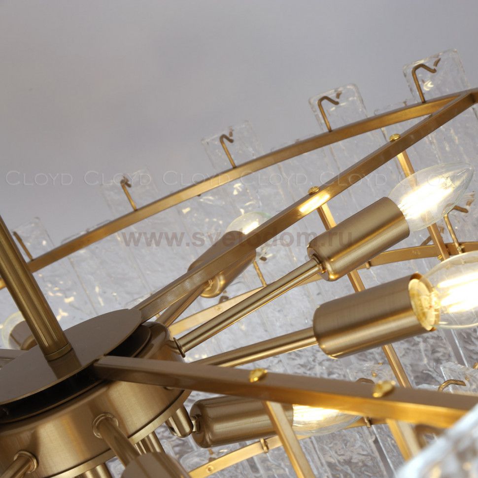 Люстра Cloyd PARSIFAL C16 / D80 см - латунь (арт.11077)