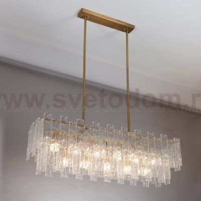 Люстра Cloyd PARSIFAL C13 / L125 см - латунь (арт.11079)