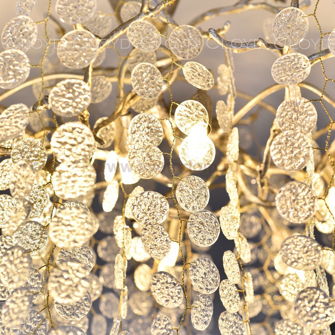 Люстра Cloyd HAOMA C8 / выс. 50 см - латунь (арт.11109)