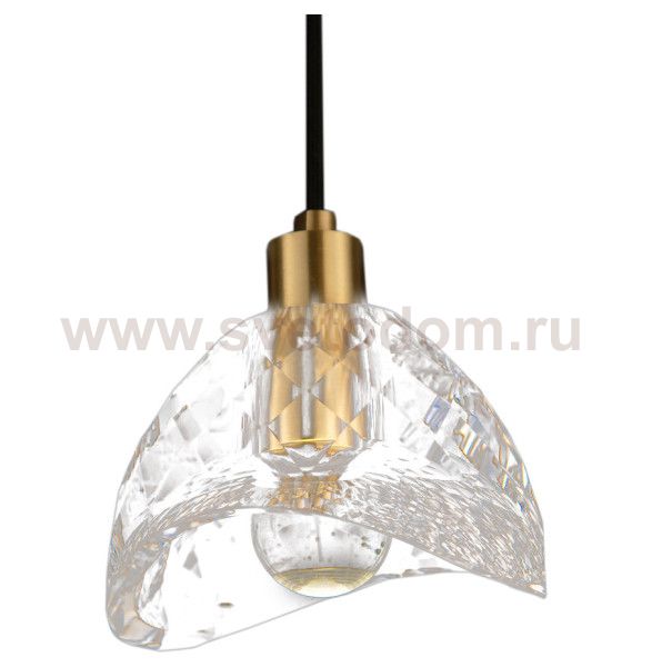 Подвесной светильник Cloyd VIKRAM P1 / D13 см - латунь (арт.11113)