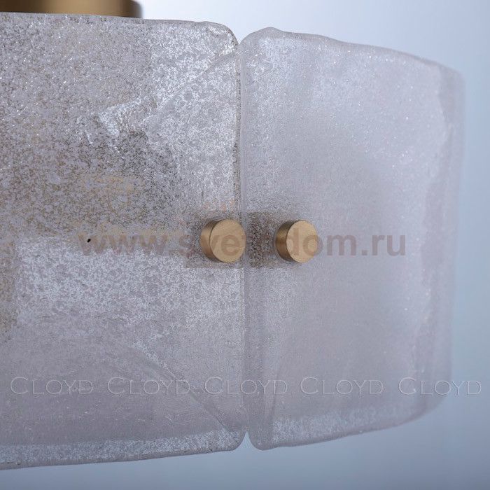 Потолочный светильник Cloyd MART FM4 / D41 см - латунь (арт.11118)