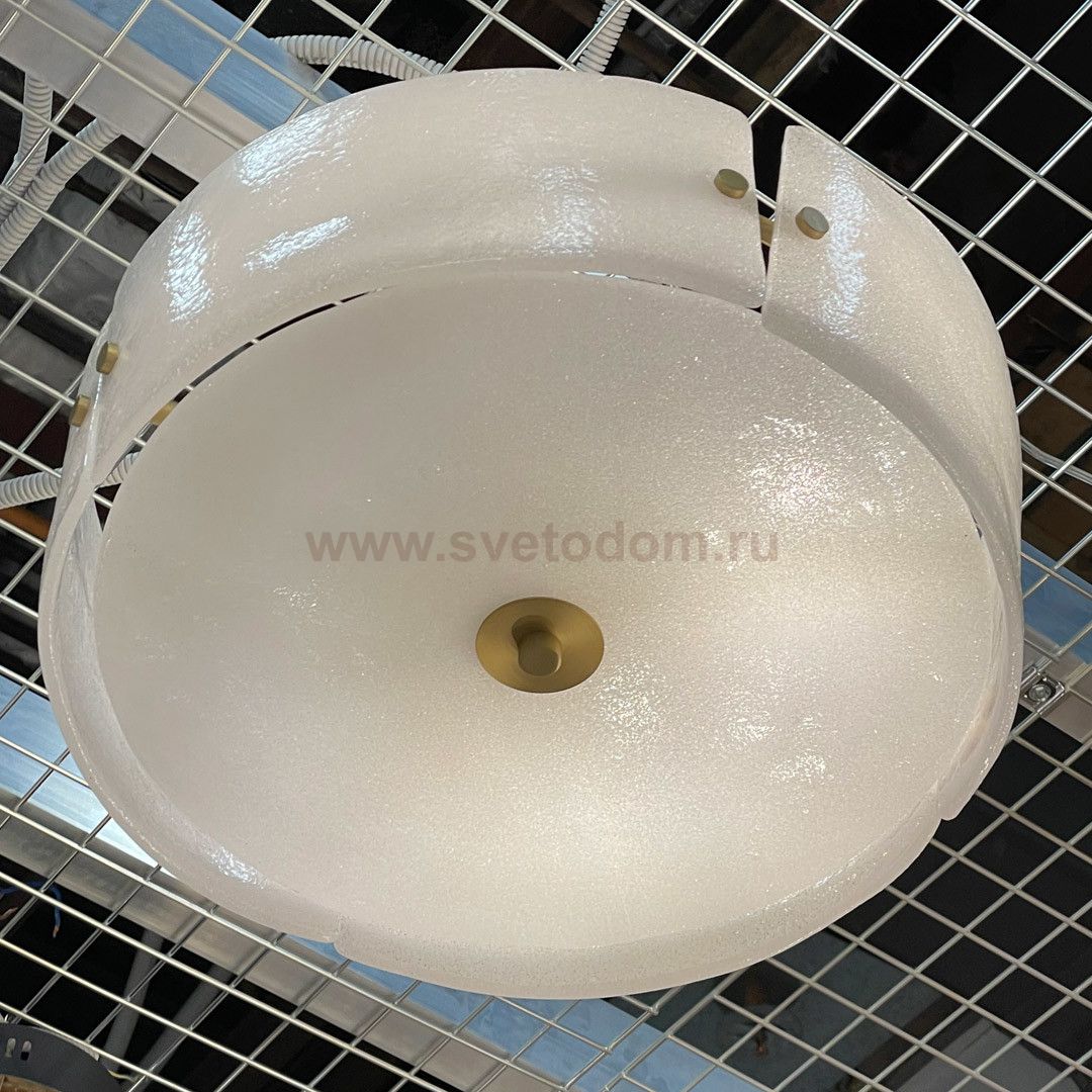 Потолочный светильник Cloyd MART FM4 / D41 см - латунь (арт.11118)