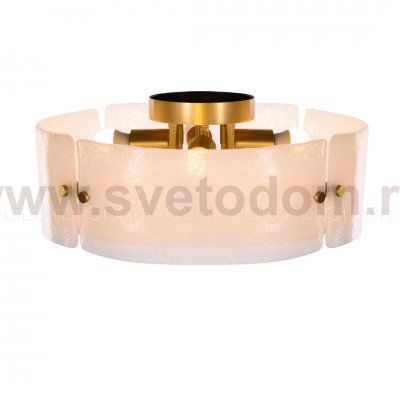 Потолочный светильник Cloyd MART FM4 / D41 см - латунь (арт.11118)