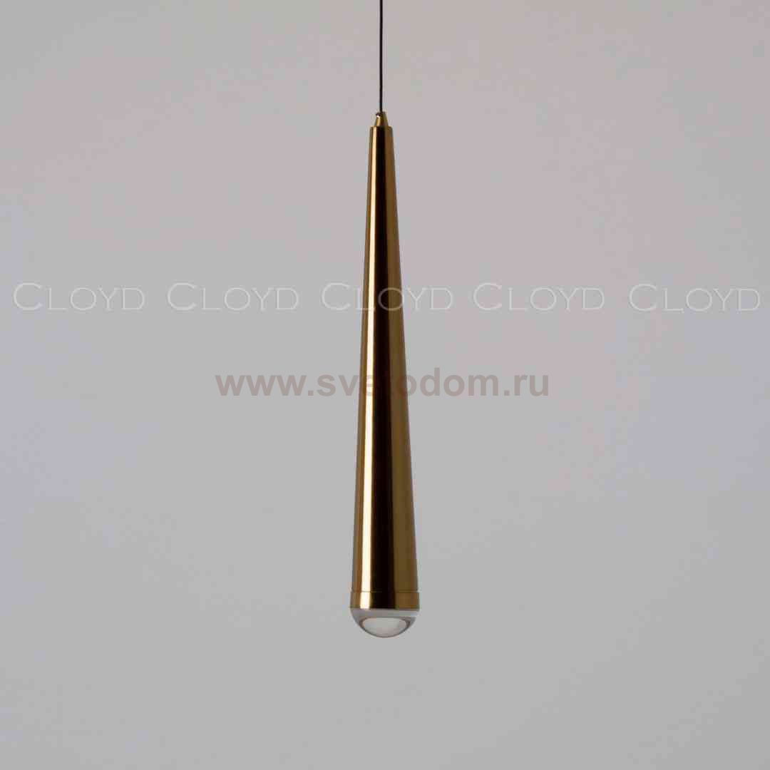 Подвесной светильник Cloyd MILVUS-A P1 / латунь (арт.11146)