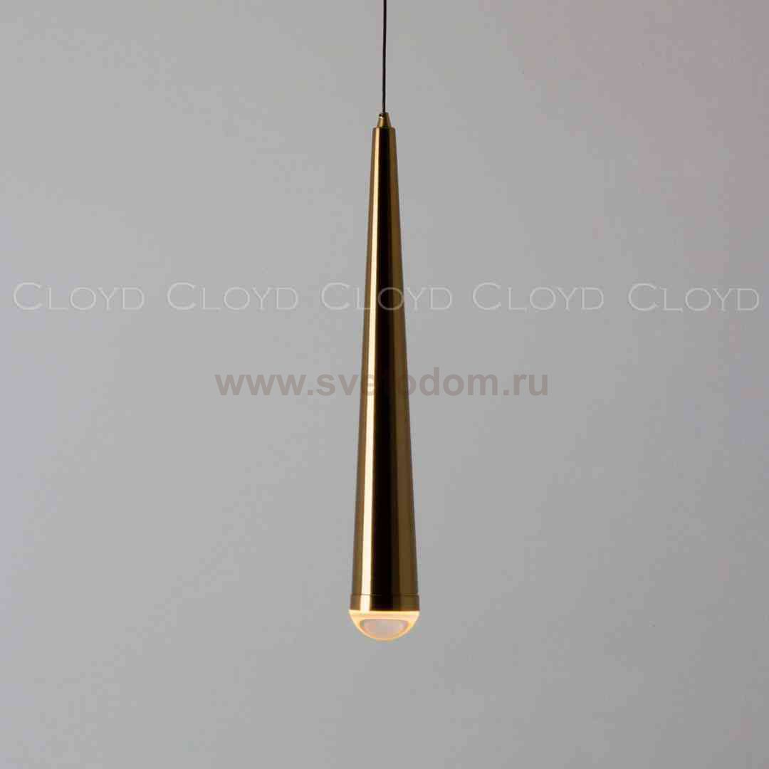 Подвесной светильник Cloyd MILVUS-A P1 / латунь (арт.11146)
