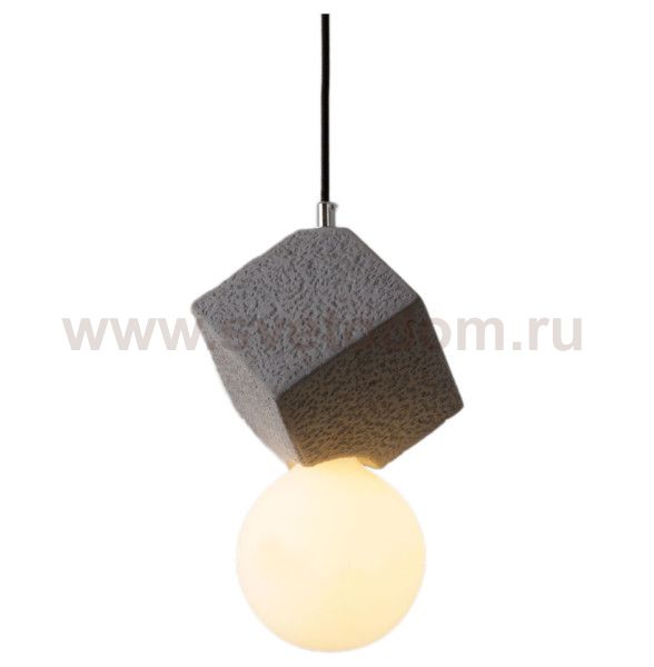 Подвесной светильник Cloyd AUSTA-B P1 / хром - серый бетон (арт.11149)