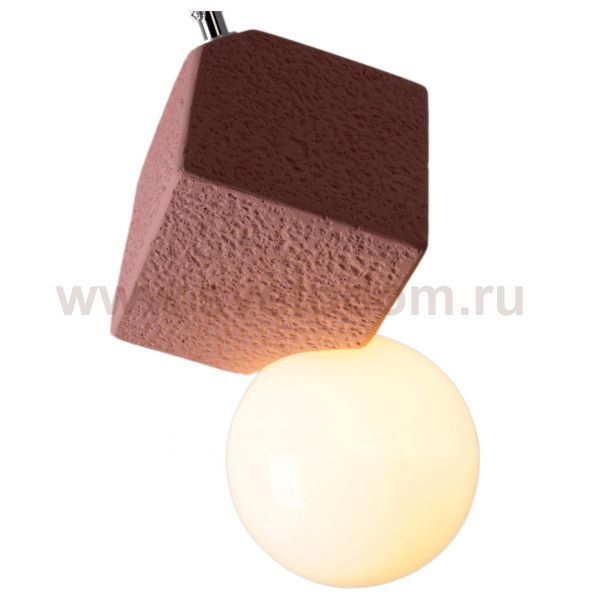 Подвесной светильник Cloyd AUSTA-B P1 / хром - розов.бетон (арт.11150)
