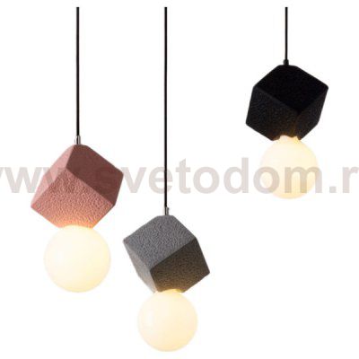 Подвесной светильник Cloyd AUSTA-B P1 / хром - черн.бетон (арт.11151)