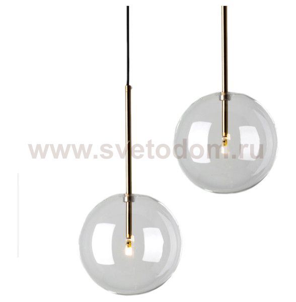 Подвесной светильник Cloyd CARAMBOL P1 / D20 см - латунь (арт.11152)