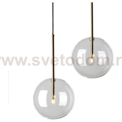 Подвесной светильник Cloyd CARAMBOL P1 / D20 см - латунь (арт.11152)