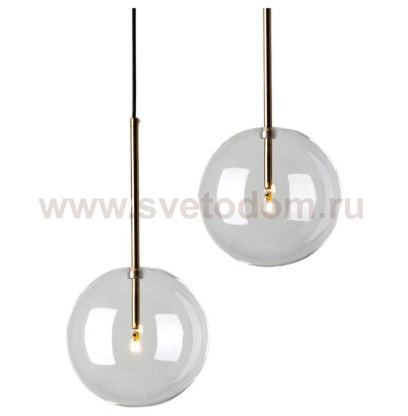 Подвесной светильник Cloyd CARAMBOL P1 / D25 см - латунь (арт.11153)