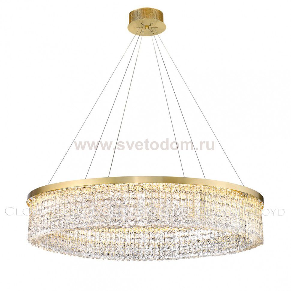 Люстра Cloyd PERGAM-A C1 / D80 см - латунь (арт.11184)