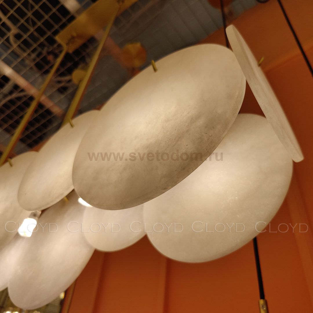 Люстра Cloyd 1519 C7 / L105 см - латунь (арт.11202)