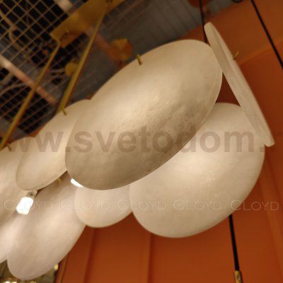 Люстра Cloyd 1519 C7 / L105 см - латунь (арт.11202)