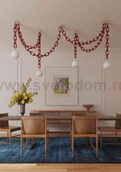 Люстра Cloyd 1519 C7 / L105 см - латунь (арт.11202)