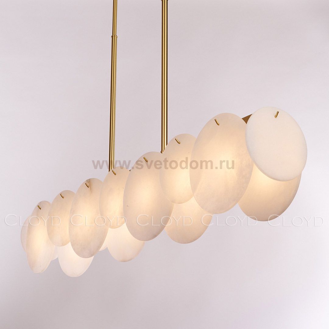 Люстра Cloyd 1519 C7 / L105 см - латунь (арт.11202)