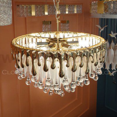 Люстра Cloyd CAPULETTI C9 / D49 см - золото (арт.11204)