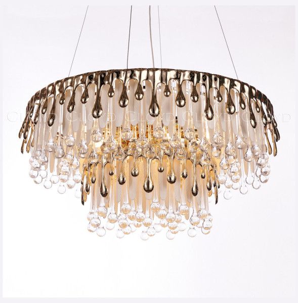 Люстра Cloyd CAPULETTI C12 / D60 см - золото (арт.11205)