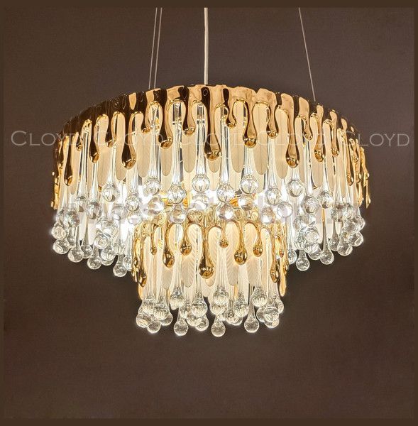 Люстра Cloyd CAPULETTI C12 / D60 см - золото (арт.11205)