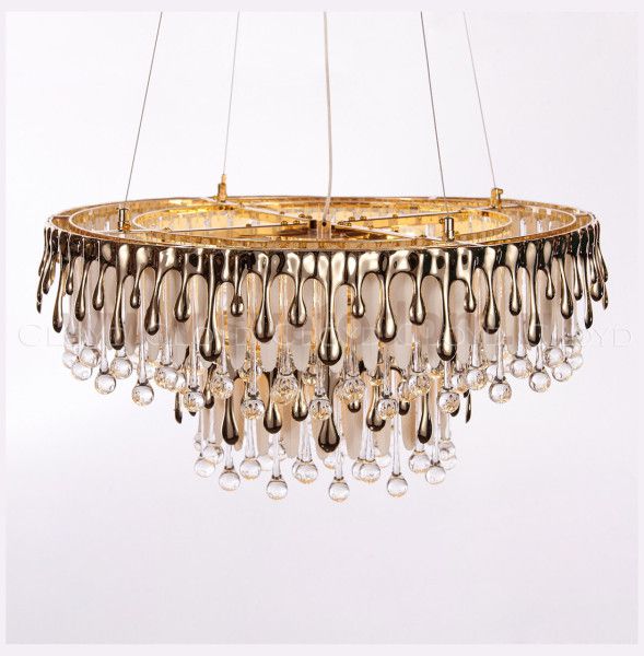 Люстра Cloyd CAPULETTI C12 / D60 см - золото (арт.11205)